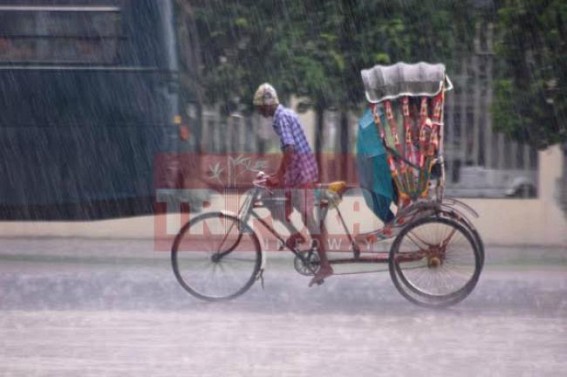Incessant rainfall since morning disrupts common life